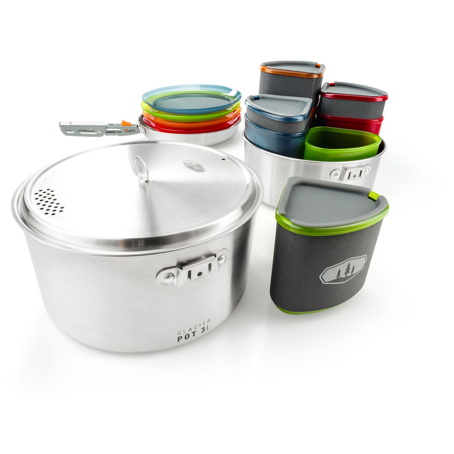 GSI Outdoors Glacier Stainless Camper Cookset
