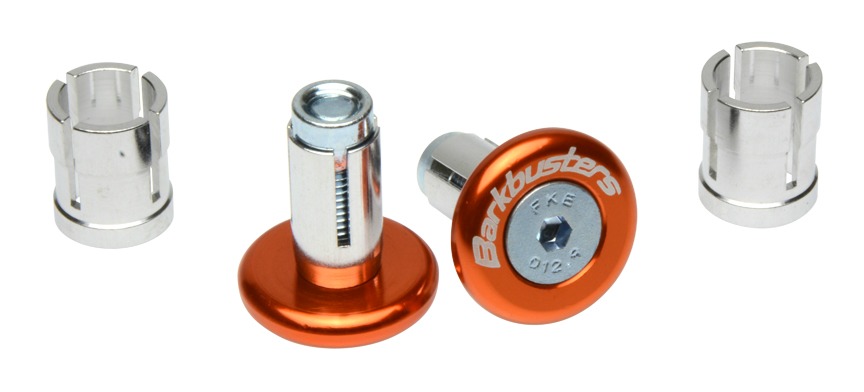 NOS Embouts De Guidon GB N°120 40s-50s Bar-End Plugs (White) (Pair