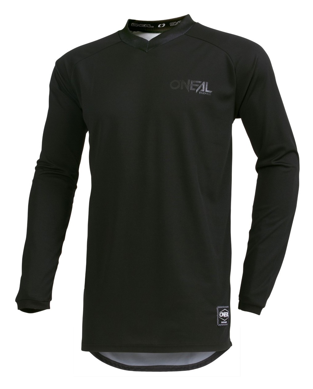 O'Neal Element Jersey Dirt Shirt voor heren, Zwart/Grijs, S O'Neal Element Jersey Dirt Shirt voor heren, Zwart/Grijs, S