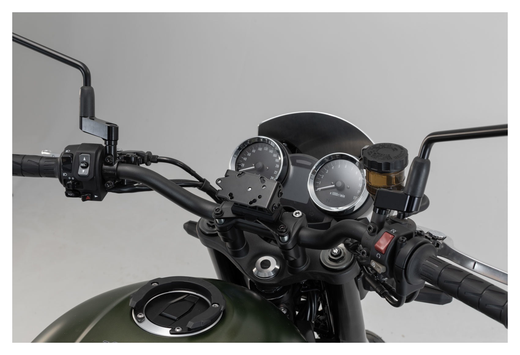 SWMOTECH Quick Release GPS Mount Kawasaki Z900RS / Cafe 2018 RevZilla