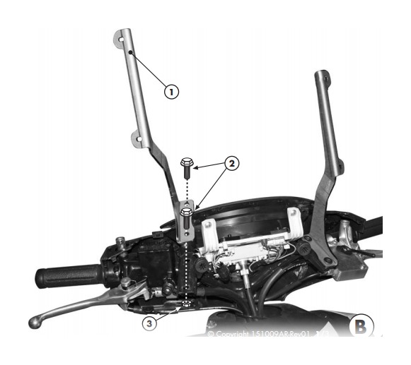 Windschutzscheibe Isotta Klassisch 6 LÖcher Kymco People S 125i