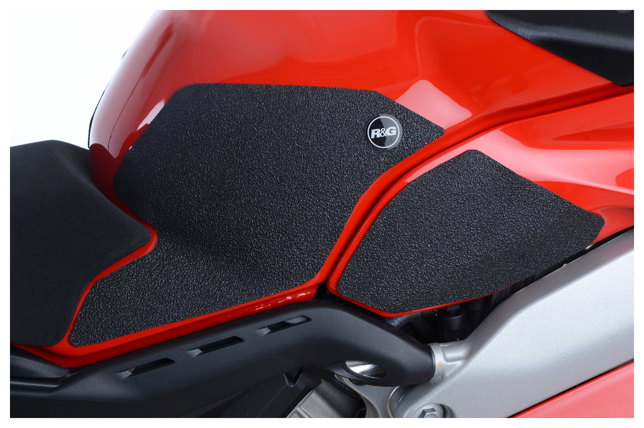 R&G Racing Tank Traction Grips Ducati Panigale V4 / Streetfighter V4 RevZilla