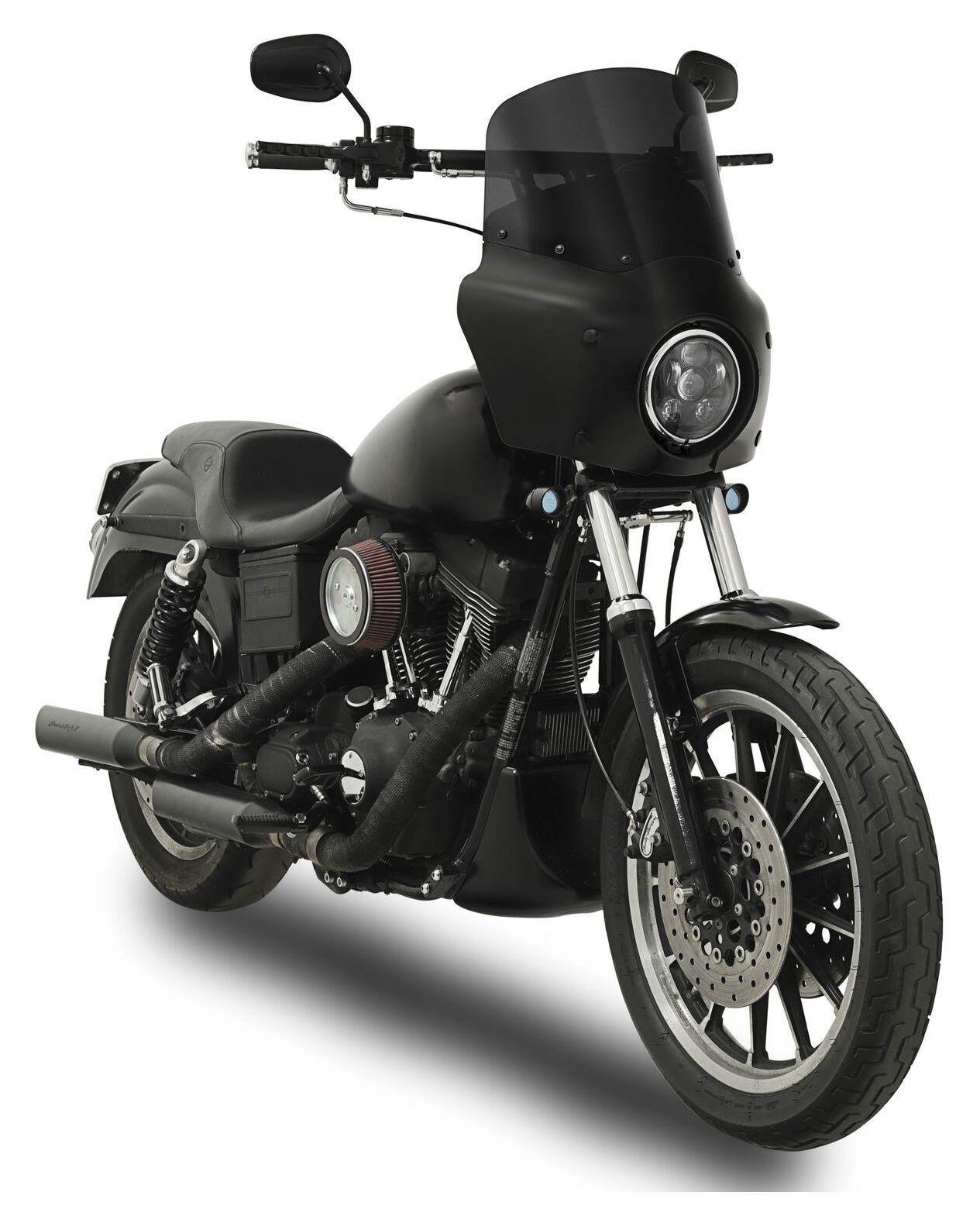 Shades Road Warrior Fairing Davidson Fat Memphis Shades Fat Bob