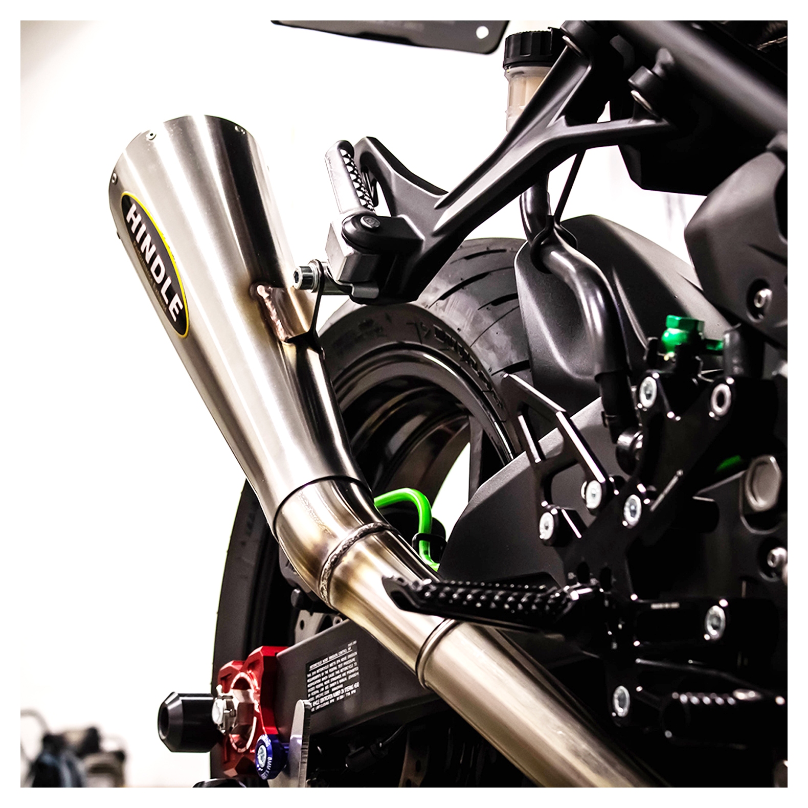 おうーし Hindle EVO Megaphone Slip-On Exhaust - RevZilla