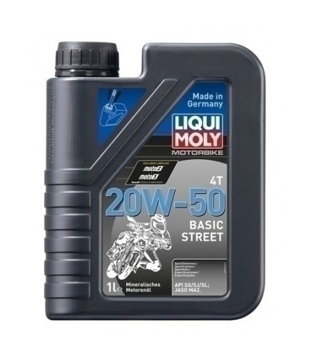 Liqui Moly 4T Conventional Street Engine Oil 20W50 1L
