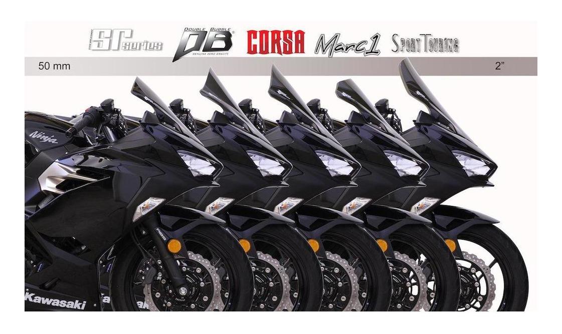 Zero Gravity Double Bubble Windscreen Kawasaki Ninja 400