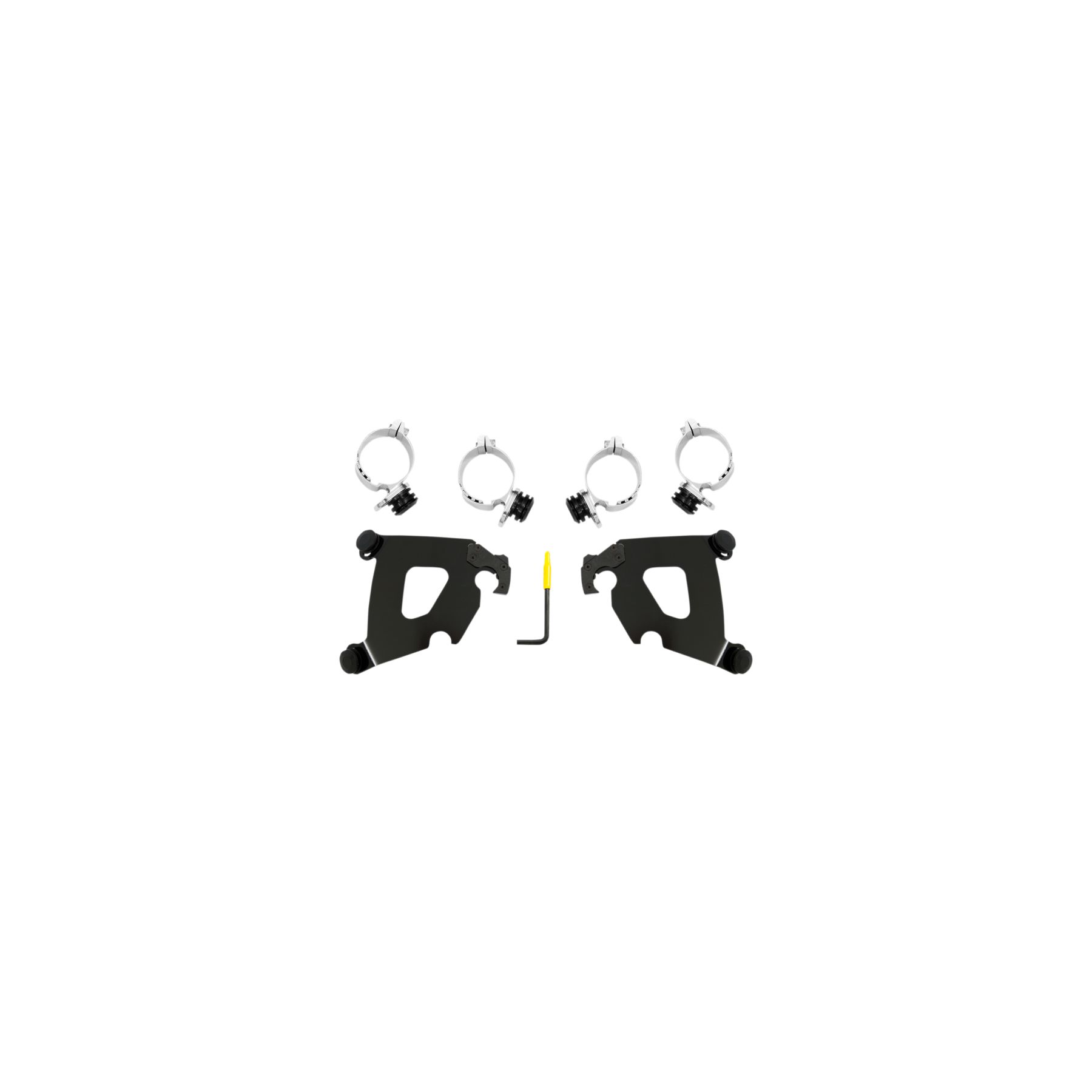 Memphis Shades Cafe Fairing Trigger-Lock Mount Kit For Harley Low Ride