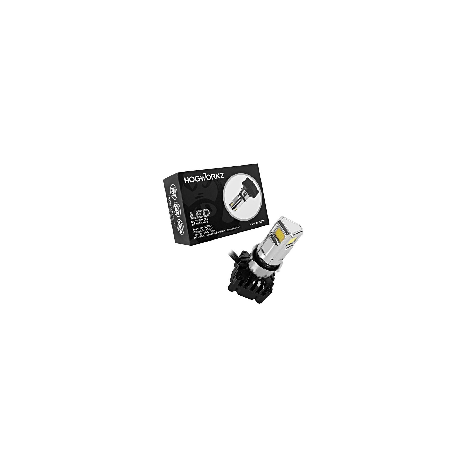 HogWorkz H4 LED Headlight Bulb