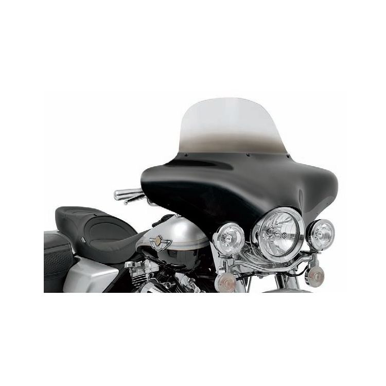 Memphis Shades Batwing Fairing Windshield For Harley Black / 5" [Blemished - Good]
