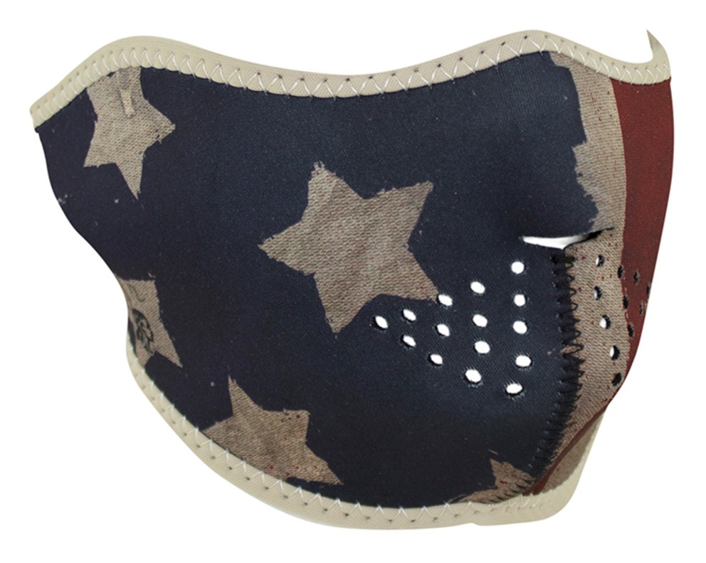 ZANheadgear Patriotic Neoprene Half Face Mask N/A