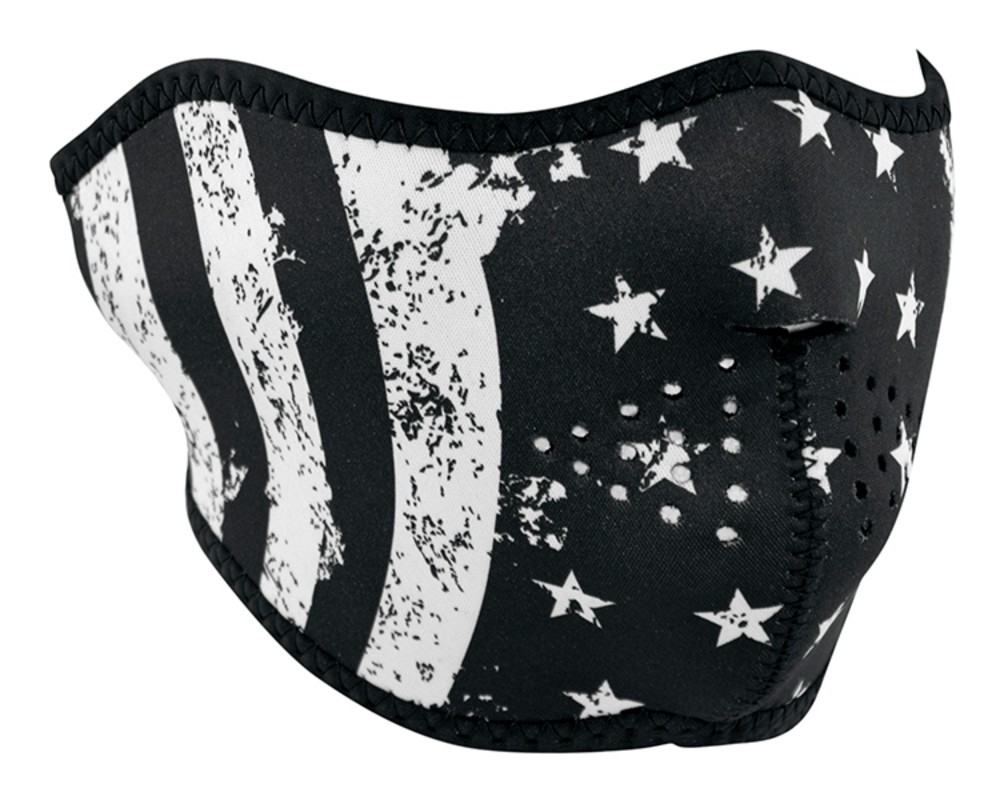ZANheadgear Patriotic Neoprene Half Face Mask N/A