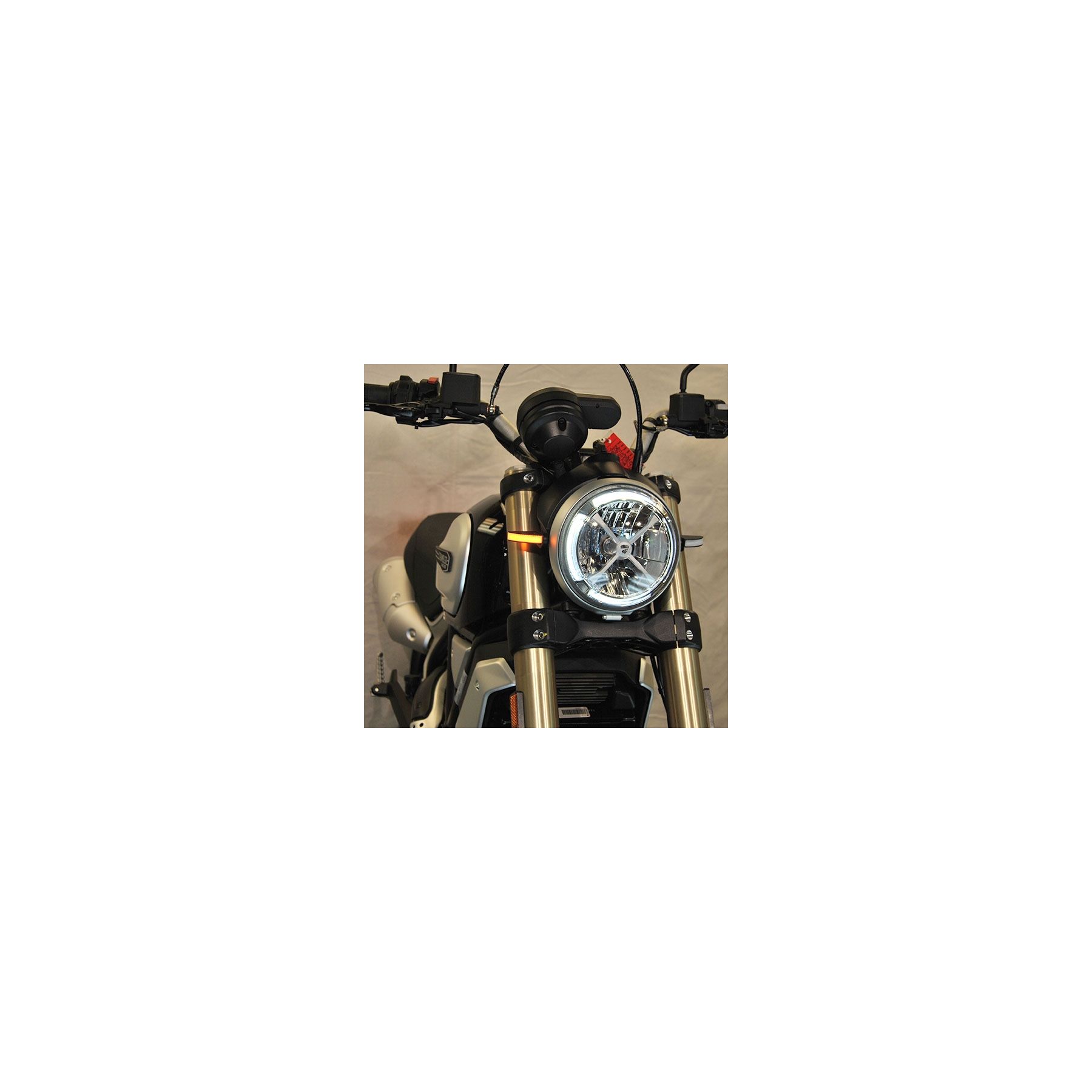 New Rage Cycles LED Front Turn Signals Ducati Scrambler 1100 2018-2023