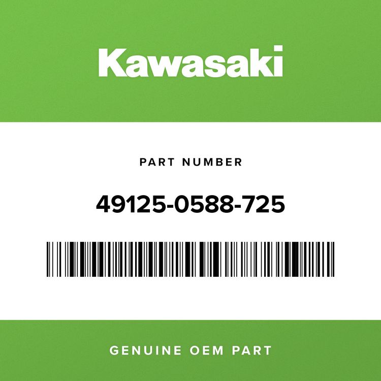 Kawasaki 49125-0588-725 SHROUD, SIDE, LH, M.F.R.TITANIUM - RevZilla