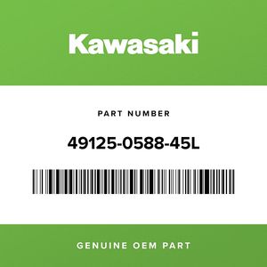 Kawasaki 49125-0588-45L SHROUD, SIDE, LH, F.EBONY - RevZilla