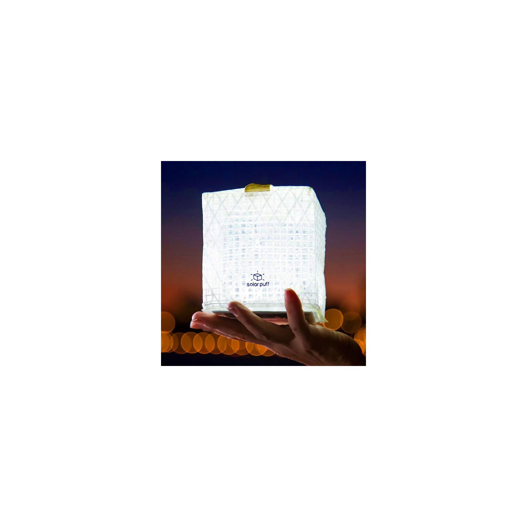 Solight SolarPuff Bright White