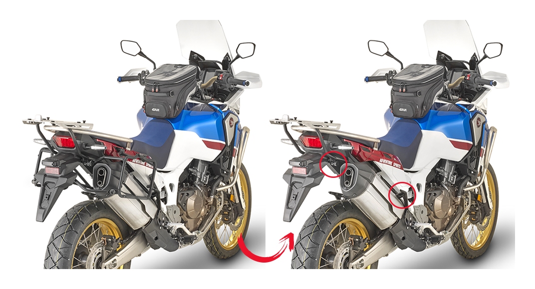 Givi PLR1161 Rapid Release Side Case Racks Honda Africa Twin / Adventure Sports 2018-2019 N/A