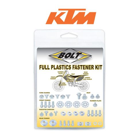 Bolt Hardware Full Plastics Fastener Kit KTM 125cc-500cc 2016-2021