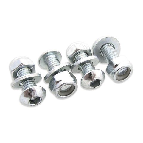 Bolt Hardware License Plate Fastener Kit