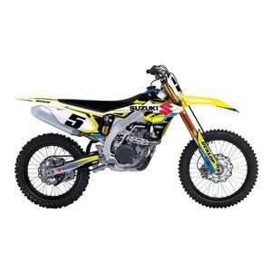 Factory Effex EVO 16 Shroud / Airbox Graphics Kit Suzuki RMZ 450