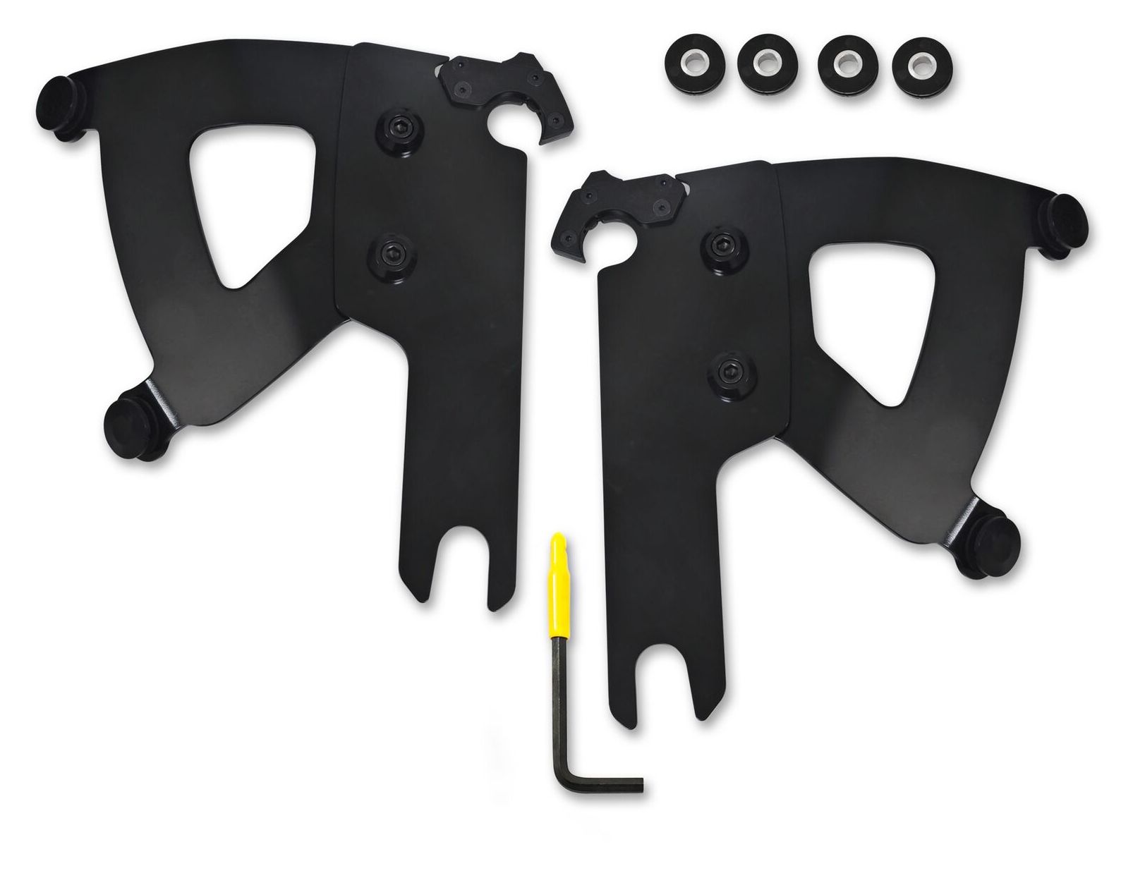 Memphis Shades Road Warrior Trigger Lock Mount Kit For Harley Road King 1994-2022 N/A
