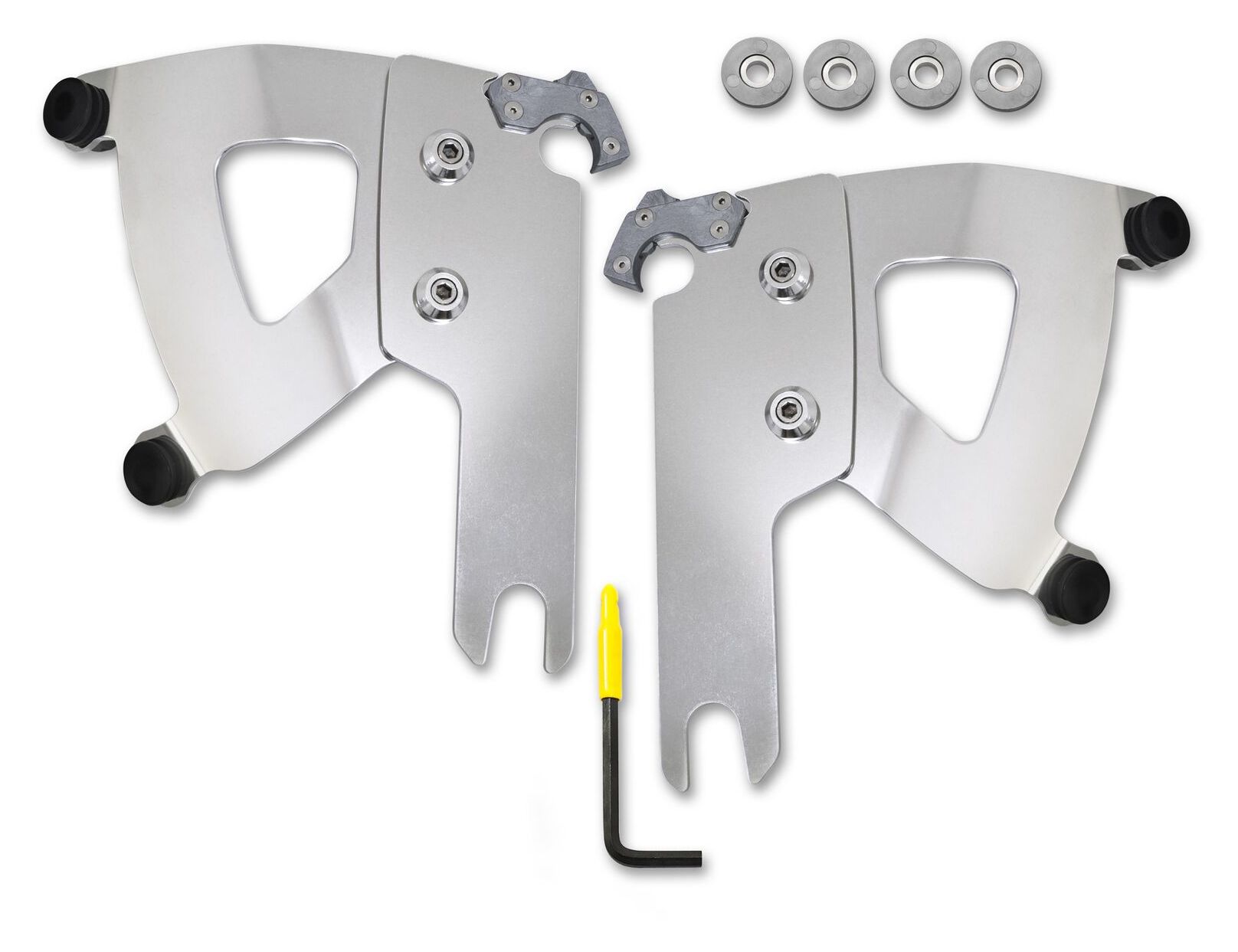 Memphis Shades Road Warrior Trigger Lock Mount Kit For Harley Road King 1994-2022 N/A