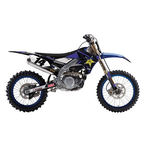 Factory Effex Rockstar Shroud / Airbox Graphics Kit Yamaha YZ250F / YZ450F 2018-2019