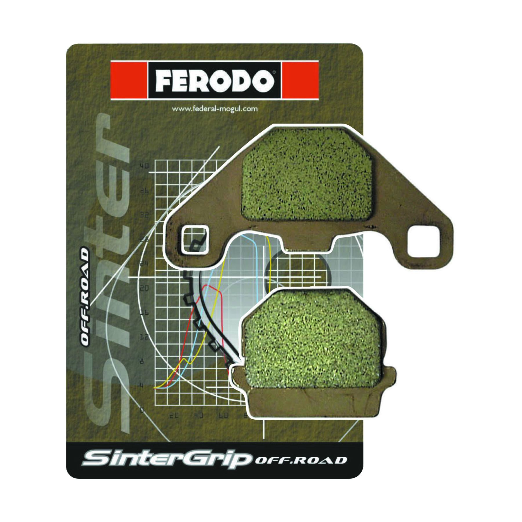 Ferodo FDB2080SG SinterGrip Front Brake Pads