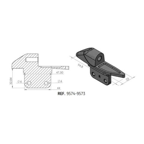 Puig Fairing Mirror Adapter