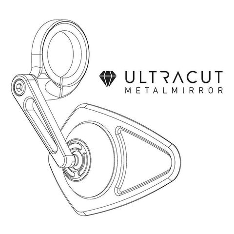 Motogadget mo.View Blade Glassless Bar End Mirror