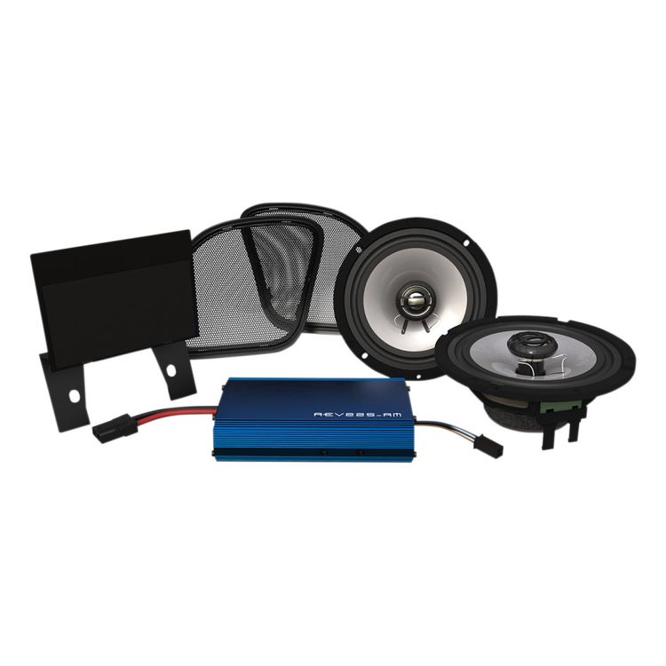 Hogtunes Front Speakers And 225 Watt Amp Kit For Harley Road Glide 2015
