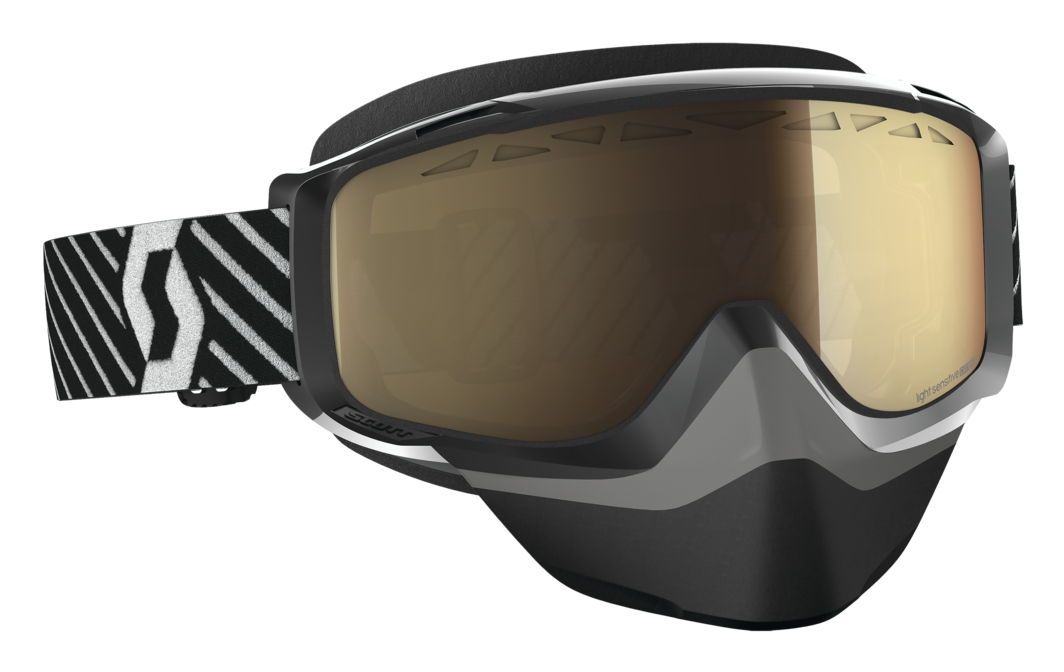 Scott Split OTG Snowcross Goggles - Light Sensitive Lens Light Sensitive Bronze Chrome