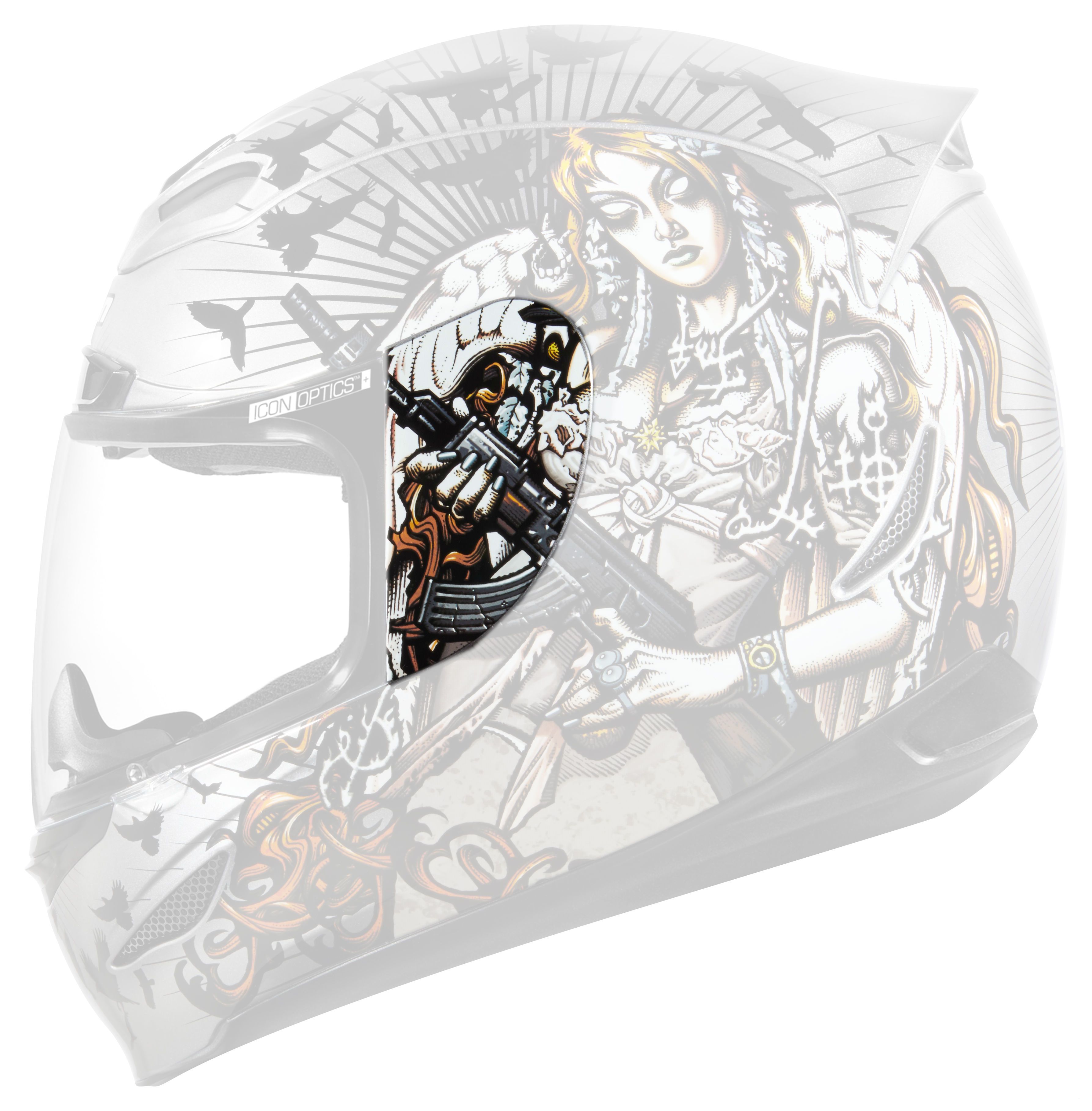 Icon Helmet Icon Airmada Parts Icon Airmada Tinted Visor Icon
