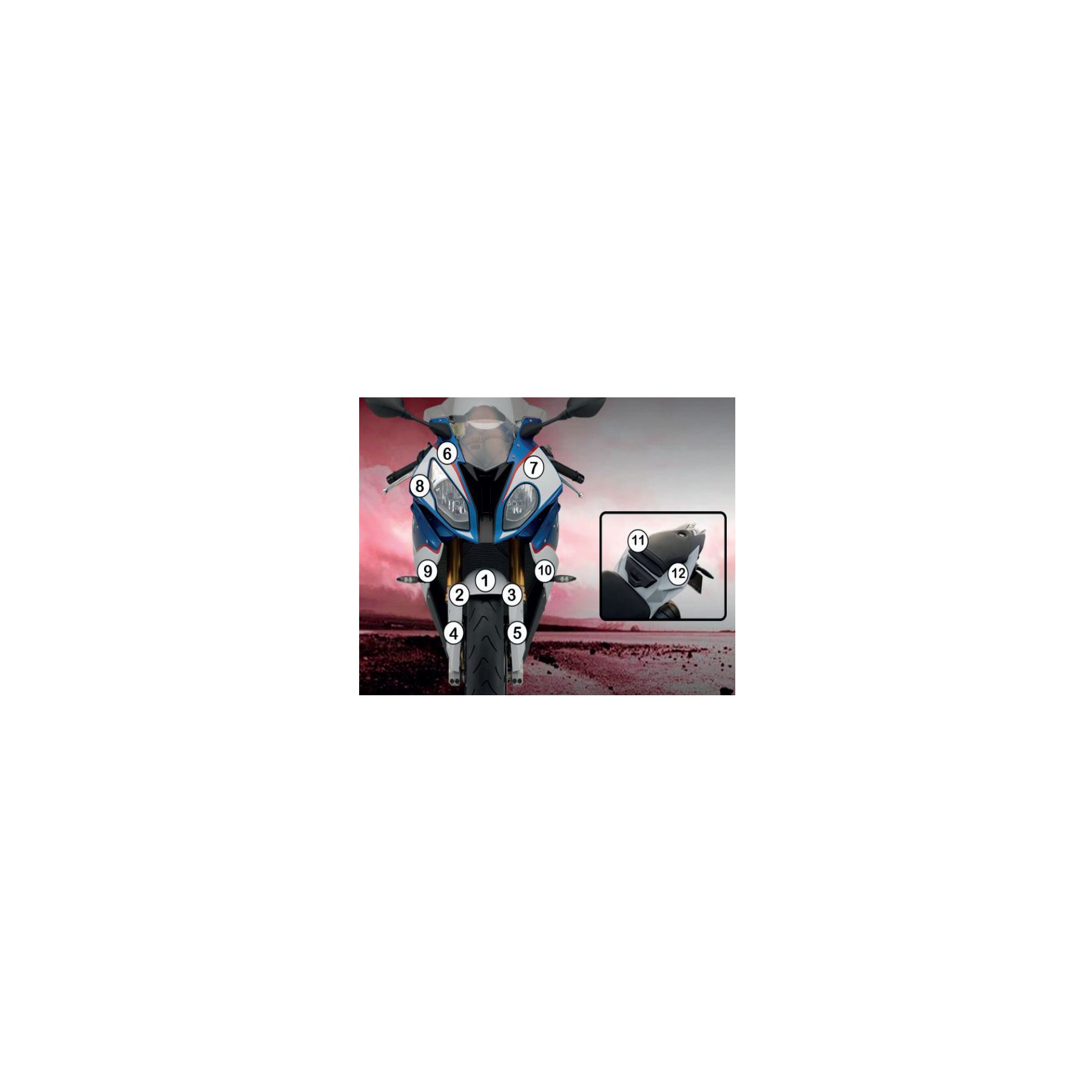 R&G Racing Second Skin Polyurethane Protective Film BMW S1000RR 2015-2
