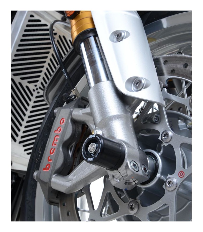R&G Racing Front Axle Sliders Triumph Thruxton 1200R 20162020 RevZilla