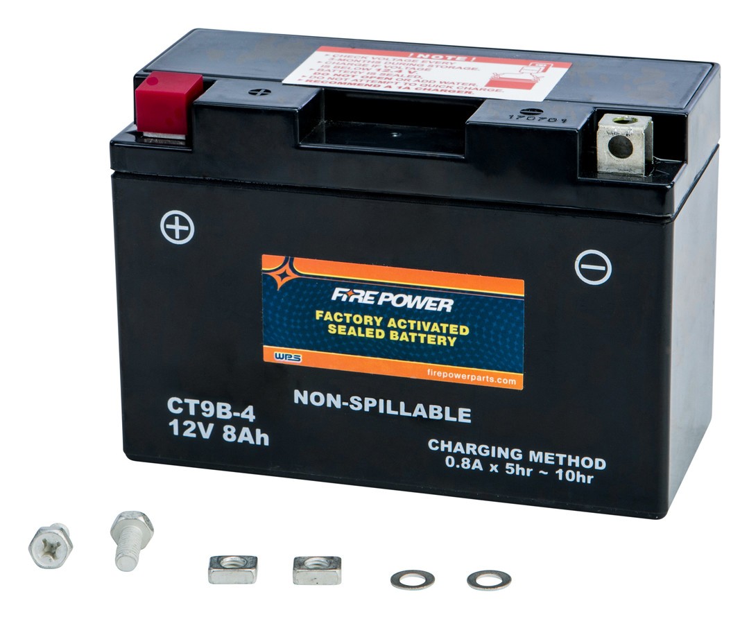 Fire Power Factory Activated Battery CTZ8V - RevZilla