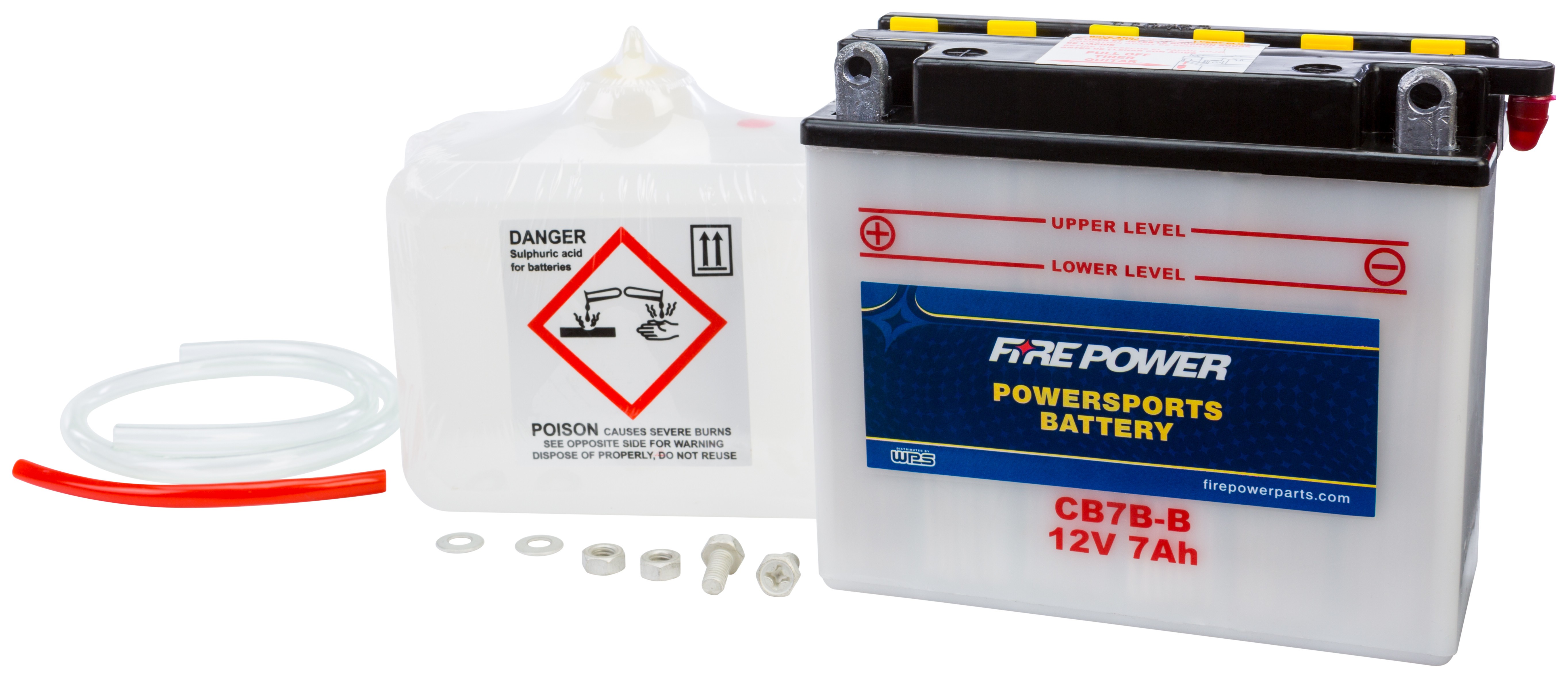 Fire Engine Battery Fire Power Conventional Battery CB7B-B - RevZilla