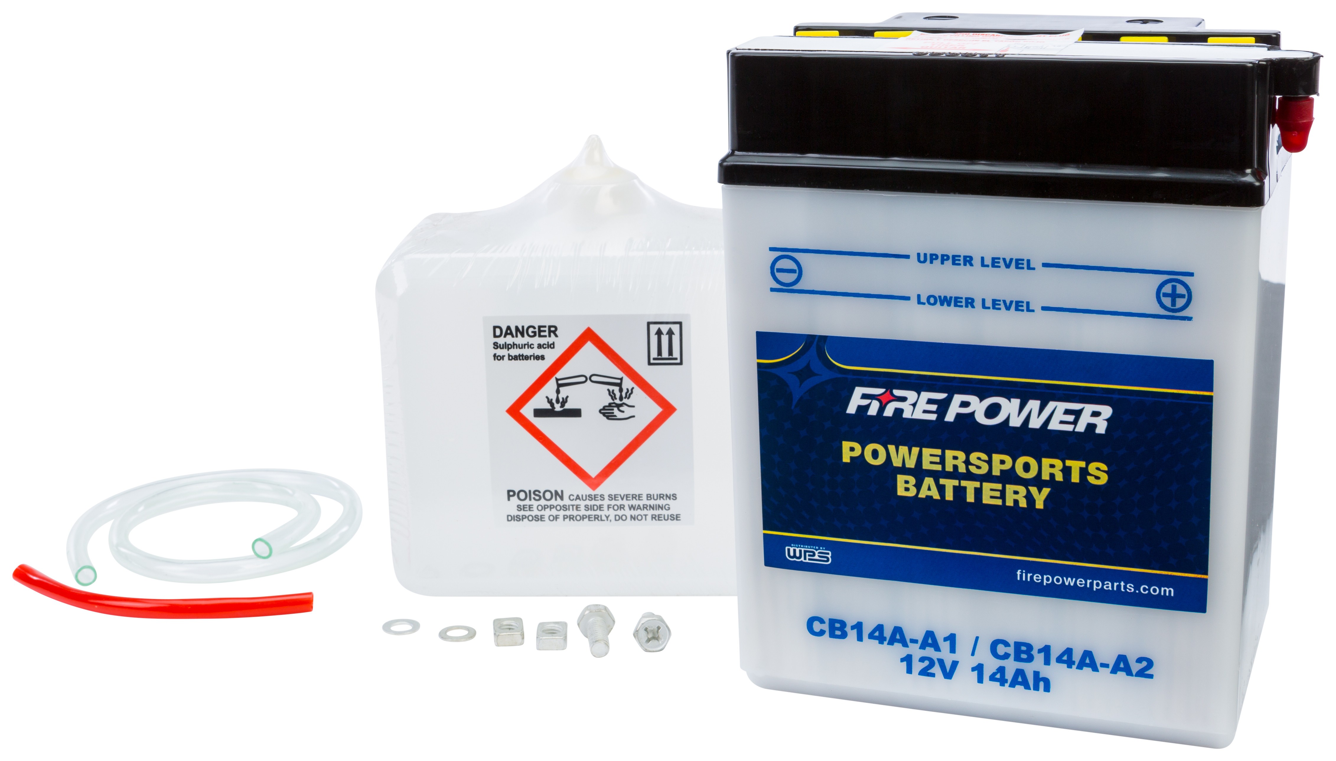 Fire Engine Battery Fire Power Conventional Battery - RevZilla