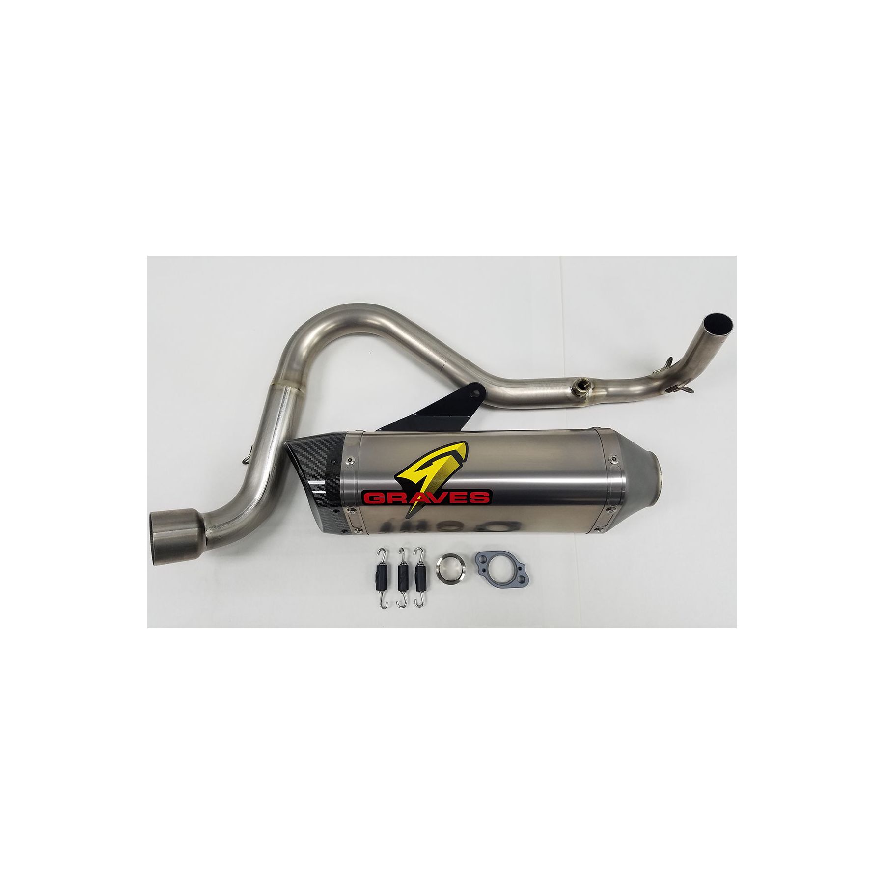 Graves Hexagonal Exhaust System Kawasaki Z125 Pro 2017-2025