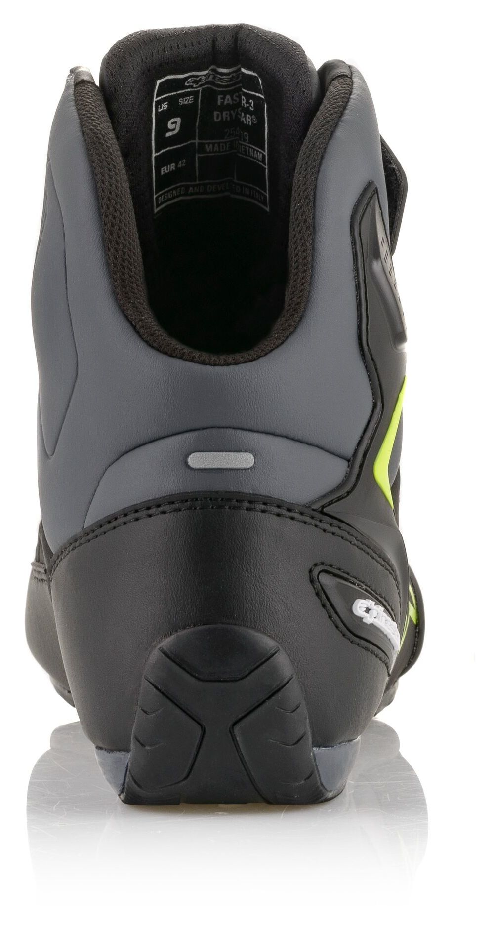 Alpinestars FASTER 3 Drystar Motorcycle Shoe Black Yellow Fluo For Sale Online