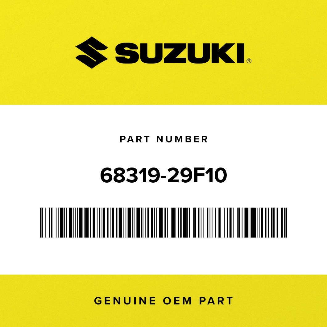 Suzuki 68319-29F10 LABEL, WARNING (ENGLISH) - RevZilla
