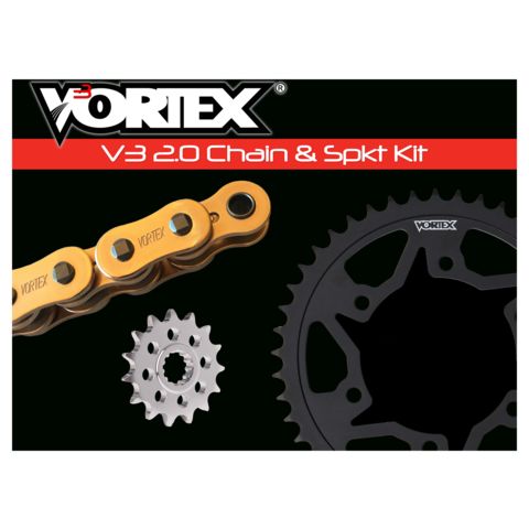 Vortex V3 WSS Chain And Sprocket Kit Kawasaki Ninja 400 2018-2023