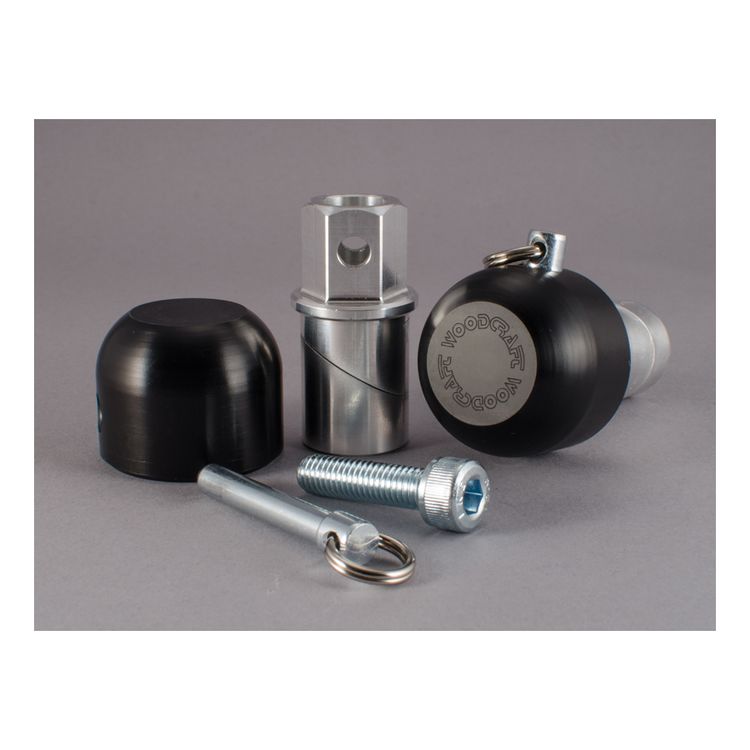 Woodcraft Rear Axle Sliders Ducati 899 / 959 Panigale Black [Open Box]