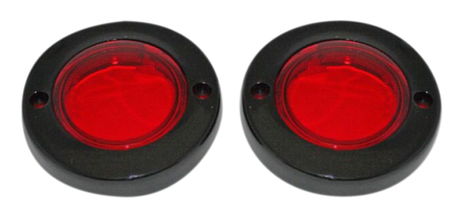 Custom Dynamics ProBEAM Flat Bezel Turn Signal Adapters For Harley 1986-2025 N/A