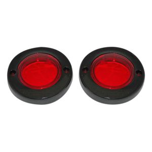 Custom Dynamics ProBEAM Flat Bezel Turn Signal Adapters For Harley 198