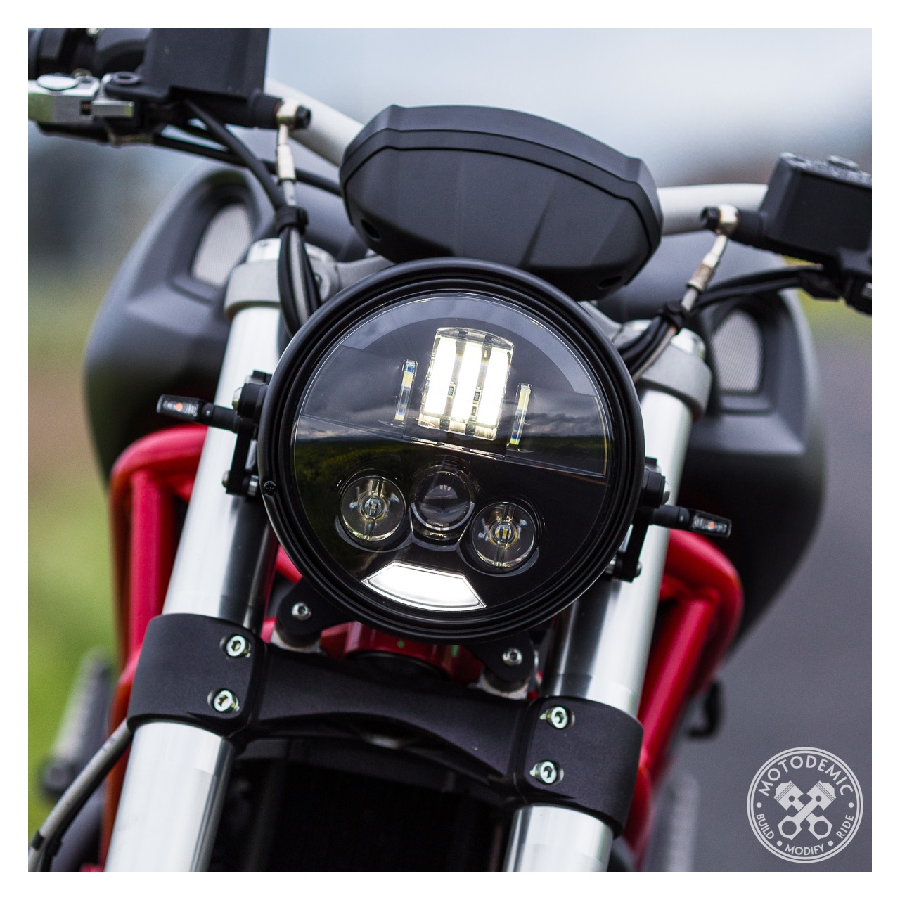 Motodemic LED Headlight Conversion Kit Ducati Monster 696 / 796