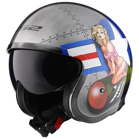 LS2 Spitfire Bombrider Helmet