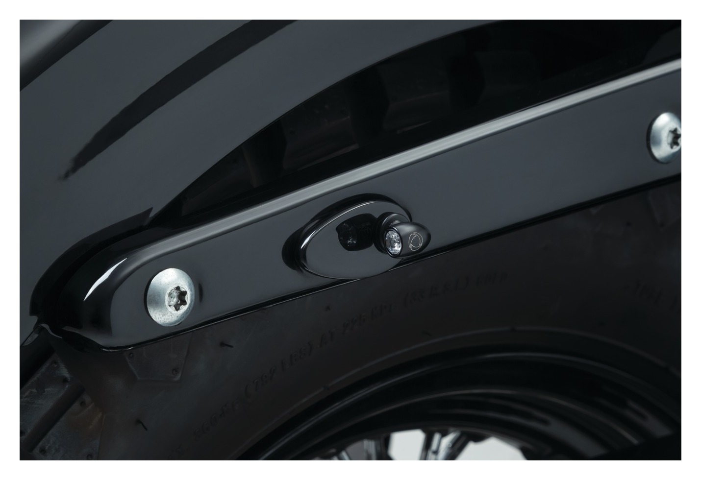 Powersports Turn Signals Kuryakyn 2575 Red Clear Lens Rear Bullet