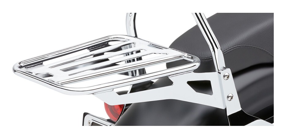 Cobra Tubular Sissy Bar Luggage Rack For Harley 2000-2022 N/A