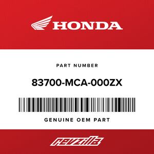 ☆M☆ Honda 83700-MCA-000ZX COVER SET, L. SIDE *B192M* (NEWPORT BLUE