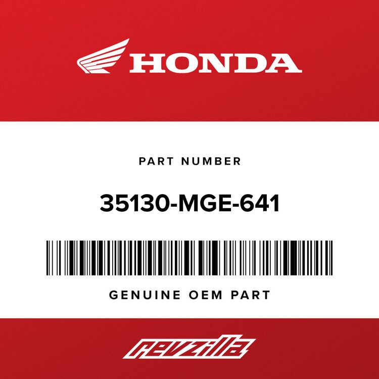 Honda 35130-MGE-641 SWITCH ASSY., ENGINE STOP - RevZilla